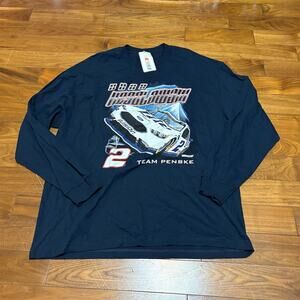 Team Penske NASCAR Brad Keselowski #2 Graphic Long Sleeve T-Shirt Mens